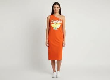 sukienka zara pomaranczowa: Amisu, Sukienka damska, rozmiar S — 1