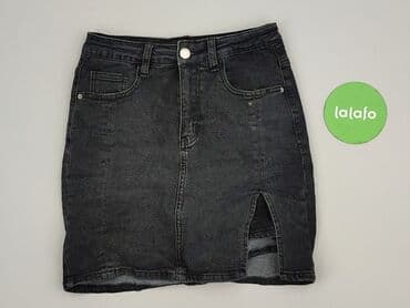 spódnice jeans czarne: Shein, Spódnica damska, rozmiar S — 3