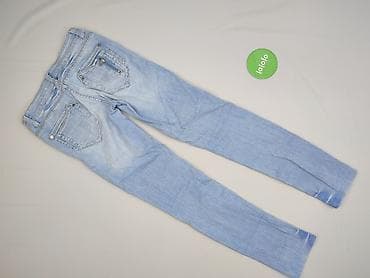 pull and bear kozaki: Jeansy damskie, rozmiar XS — 3