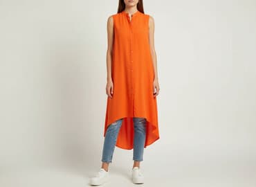 sukienki pomarańczowa na wesele: Reserved, Sukienka damska, rozmiar S — 6