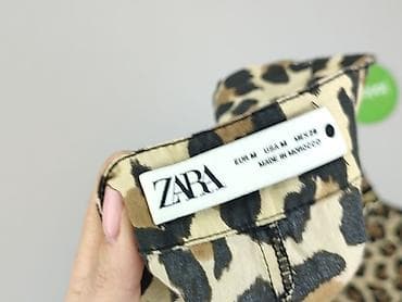 pyjamas h: Zara, Spodnie materiałowe damskie, rozmiar M — 4