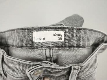 srebrne buty deichmann: DENIM JEANS, Jeansy damskie, M — 5
