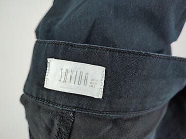 pull on trousers h: Savida, Spodnie materiałowe damskie, rozmiar M — 5