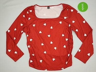 bluzki w serca: Shein Curve, Bluzka damska, rozmiar 3XL — 2