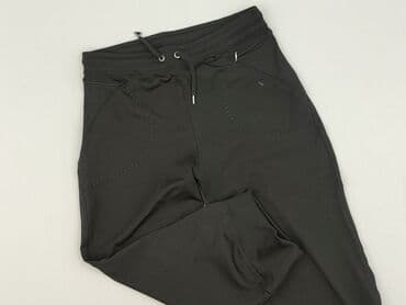 cropp spodnie damskie czarne: Spodnie 3/4 damskie, rozmiar L — 1