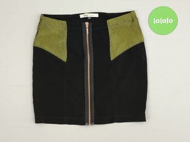 spódnice woskowana czarne: Bershka, Spódnica damska, rozmiar S — 3