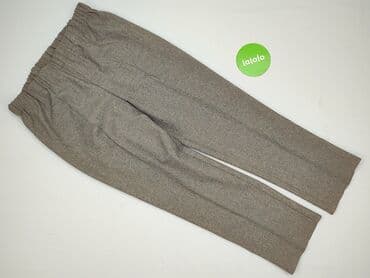 jeansy ecru: Spodnie materiałowe damskie, rozmiar M — 2