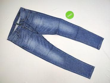 Ubrania męskie: Benetton, Jeansy dla mężczyzn, rozmiar L — 2