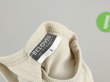 bluzki oversize plus size: Beloved, T-shirt damski, rozmiar L — 4