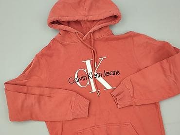 koszulka calvin: Calvin Klein Jeans, Bluza z kapturem dla mężczyzn, rozmiar M — 1