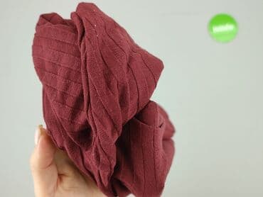 koszulka z prazkowanej dzianiny: T-shirt damski, rozmiar S — 4