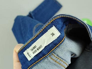 jeans wysoki stan: Jeansy damskie, rozmiar S — 4