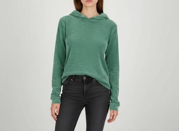 bluzy damskie polskie marki: Janina, Bluza z kapturem damska, rozmiar S — 1