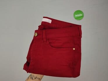czerwone spodnie z wysokim stanem zara: Zara, Джинси жіночі, розмір S — 6