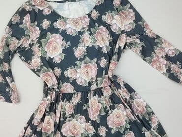 sukienka w kwiaty na wesele plus size: Sukienka damska, rozmiar S — 1