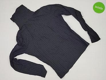 sweter czarny: Golf damski, rozmiar M — 3