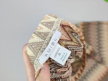 secend shop: Damskie spodnie AMISU - Rozmiar: XL (z metki) - Krój: proste, nogawki — 4