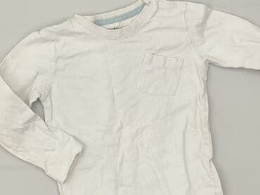 biala koszulka basic: Blouse, Endo, 4-5 years, 104-110 cm, condition - Good — 1