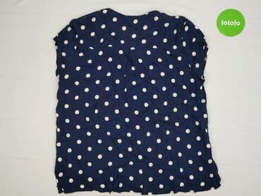 boss koszula niebieska w białe kropki: Bluzka damska, XL — 3