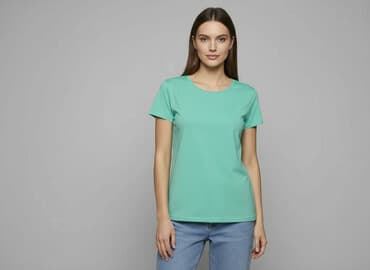 t shirty damskie zielone: T-shirt damski, rozmiar S — 1