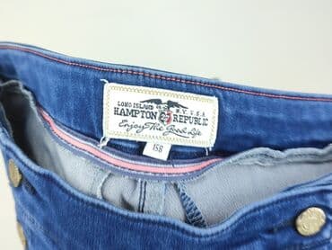 spodnie z wiskozy dla dziewczynki: Spodnie jeansowe, Hampton Republic 27, 13 lat, 152/158, stan - Bardzo dobry — 4