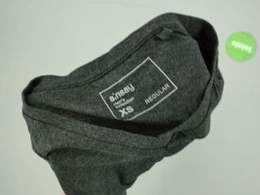 sinsay kurtka z imitacji skóry: Sinsay, Koszulka dla mężczyzn, XS — 4