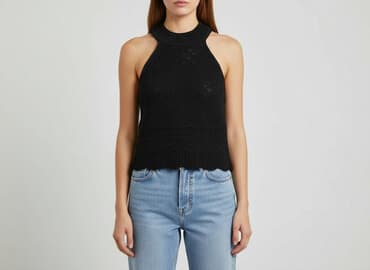 stradivarius top siateczkowy: Stradivarius, Top damski, rozmiar M — 1