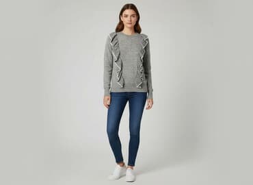 kurtki zimowe damskie c a: Topshop, Sweter damski, rozmiar M — 8