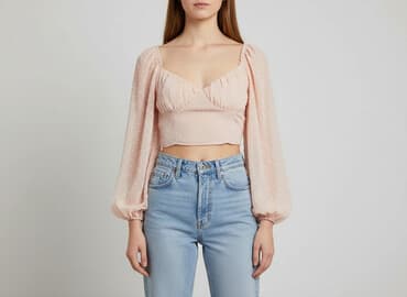 bluzki świecąca: PrettyLittleThing, Bluzka damska, rozmiar M — 1