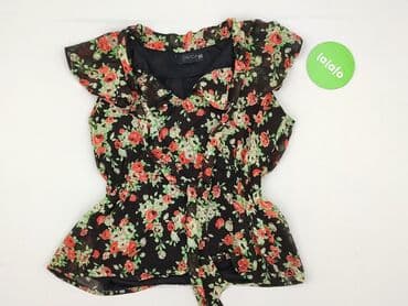 bluzka damska czarna krótki rękaw: Savida, Bluzka damska, rozmiar M — 2