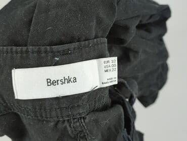 stradivarius spodnie cargo czarne: Bershka, Spodnie cargo damskie, rozmiar 2XS — 4