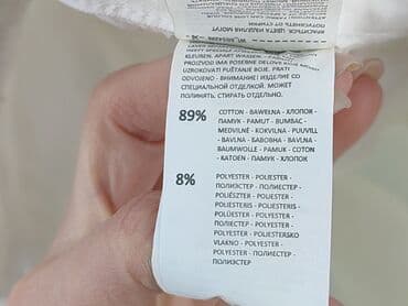 biale szerokie jeansy: Sinsay, Jeansy damskie, rozmiar S — 5