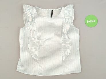 białe prążkowane bluzki: Moodo, Bluzka damska, rozmiar S — 3