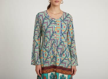 sukienka w etniczne wzory: Sukienka damska, rozmiar L — 6