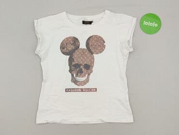 t shirty z czerwonem napisem: Women`s T-shirt, size S (EU 36) — 2