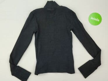 sweter z tiulowymi rękawami: Nudyess, Golf damski, XS — 3