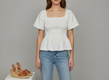 bluzka barbie h m: H&M, Bluzka damska, rozmiar L — 7