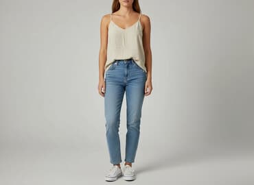 koszulka na ramiączkach jedwabna: T-shirt damski, rozmiar S — 6