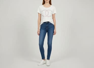 koszulki prada damskie: T-shirt damski, rozmiar M — 7