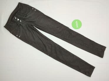 teksasy spodnie: Spodnie materiałowe damskie, M — 2