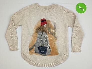 sweter w serca h: Sweter damski, rozmiar M — 2