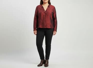 srebrne bluzki wieczorowe: Koszula damska, rozmiar XL — 7