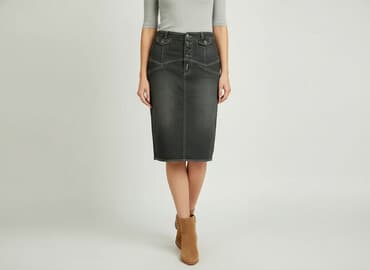 spódnice rozkloszowane midi z kieszeniami: Reporter, Spódnica damska, S — 7