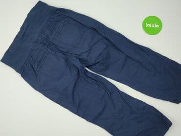 granatowe chinosy damskie: Okay, Spodnie materiałowe damskie, rozmiar M — 3