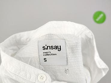 sam's black: Sinsay, Koszulа dla mężczyzn, rozmiar S — 5