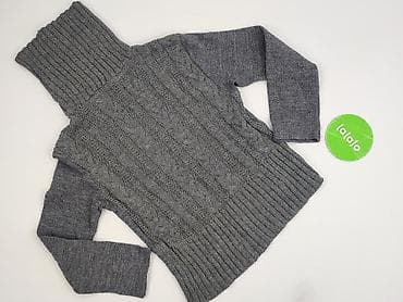 szafirowy sweter: Golf damski, rozmiar One size — 2