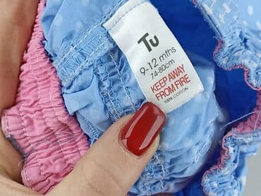 sukienka srebrna cekiny h: Niemowlęce spodnie materiałowe, 9-12 miesięcy, 74-80 cm, Tu, stan - Bardzo dobry — 5