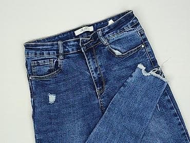 hand work denim: Jeansy damskie, rozmiar L — 1