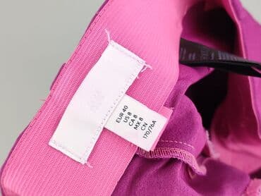 spodnie ocieplane hm: H&M, Spodnie materiałowe damskie, rozmiar L — 4