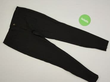 wysokie trampki do krótkich spodni: Spodnie materiałowe damskie, rozmiar S — 2